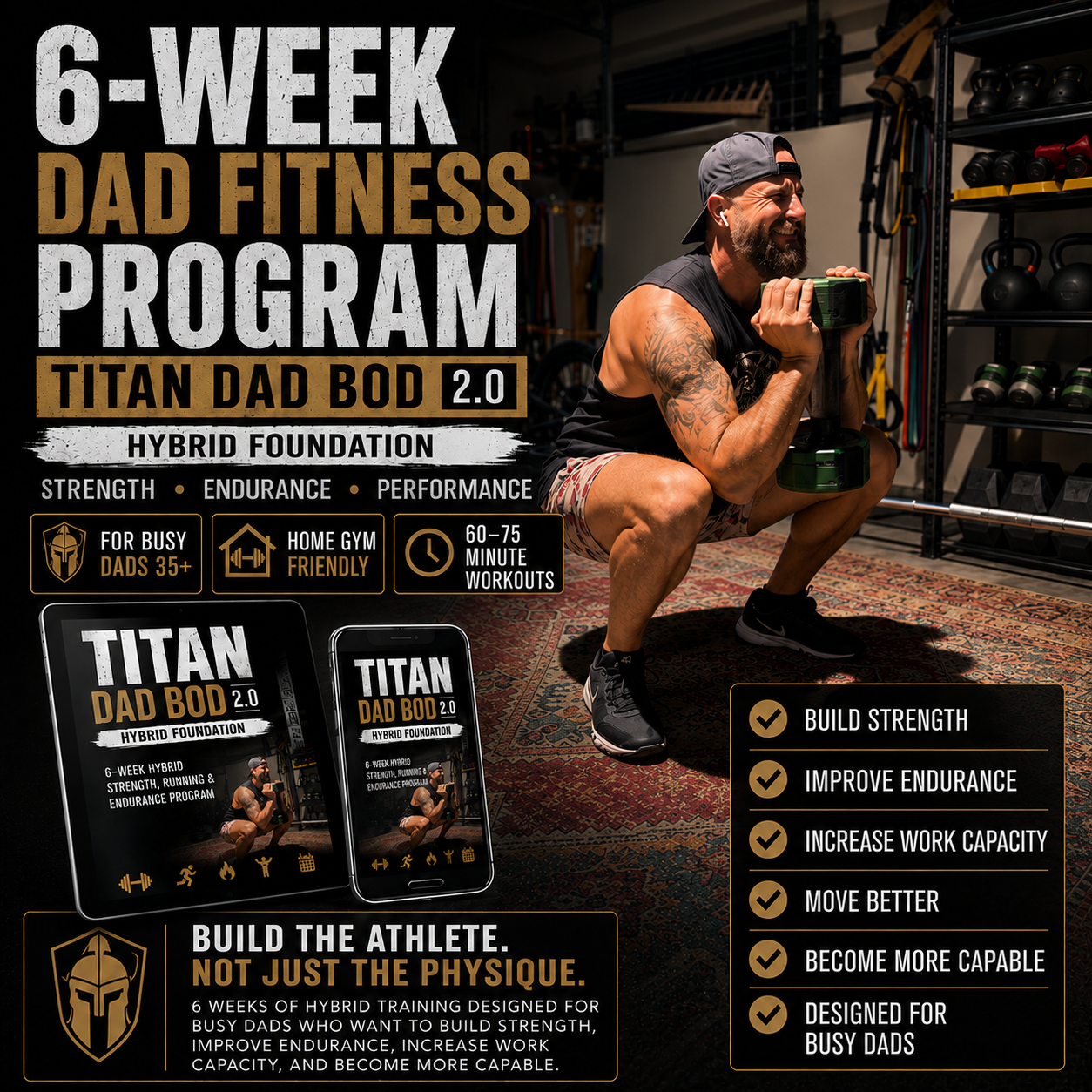 Titan Dad Bod 2.0 – 6-Week Dad Hybrid Foundation