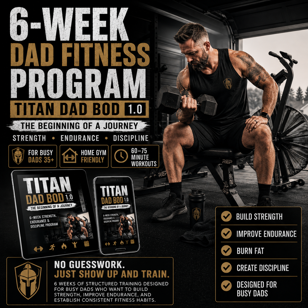 Titan Dad Bod 1.0 – 6-Week Dad Fitness Program